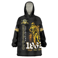 Buffalo Soldiers Strength Honor Legacy Wearable Blanket Hoodie African-American Cavalry Tribute - Wonder Print Shop