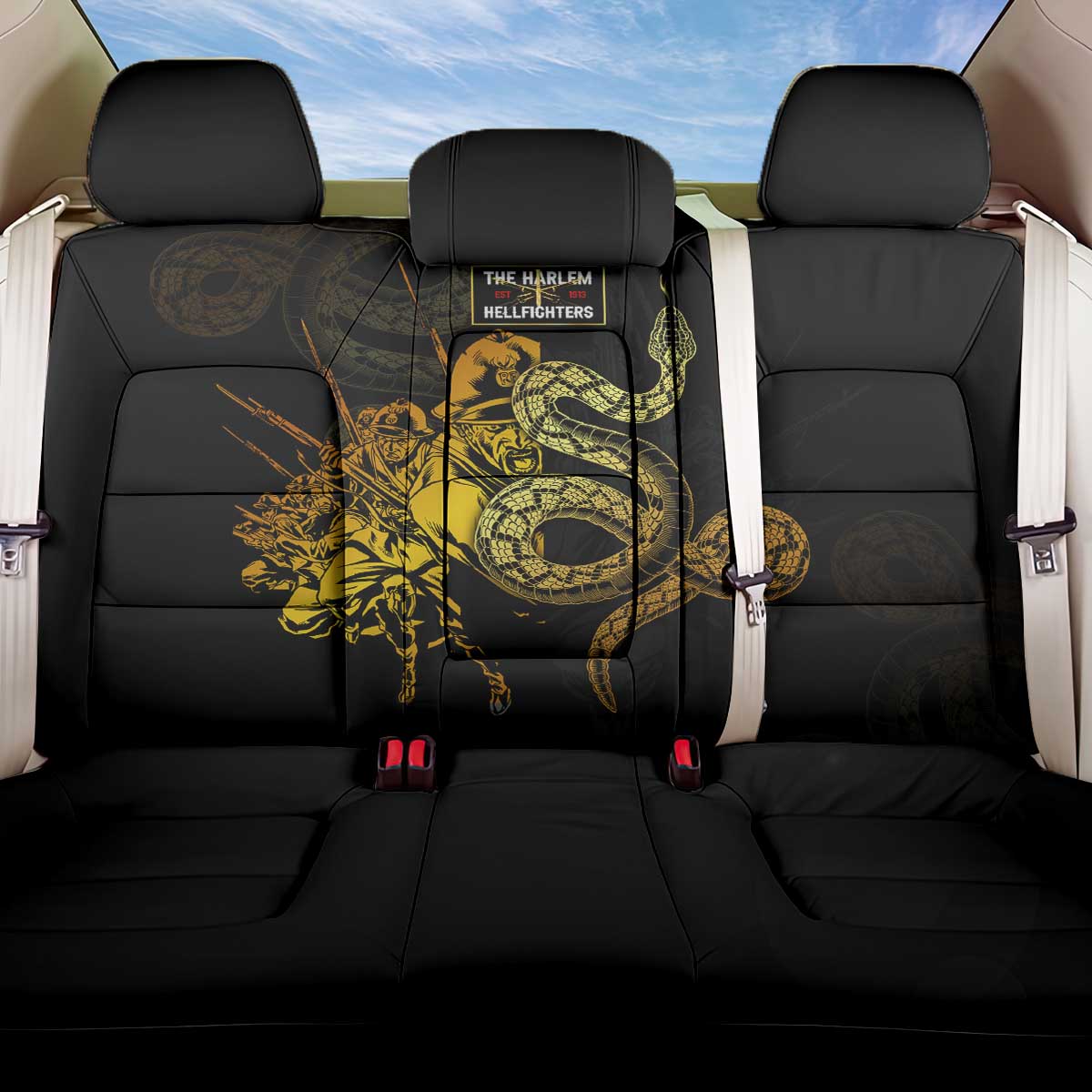 369 – A Symbol Of Valor And Dignity Back Car Seat Cover - Wonder Print Shop