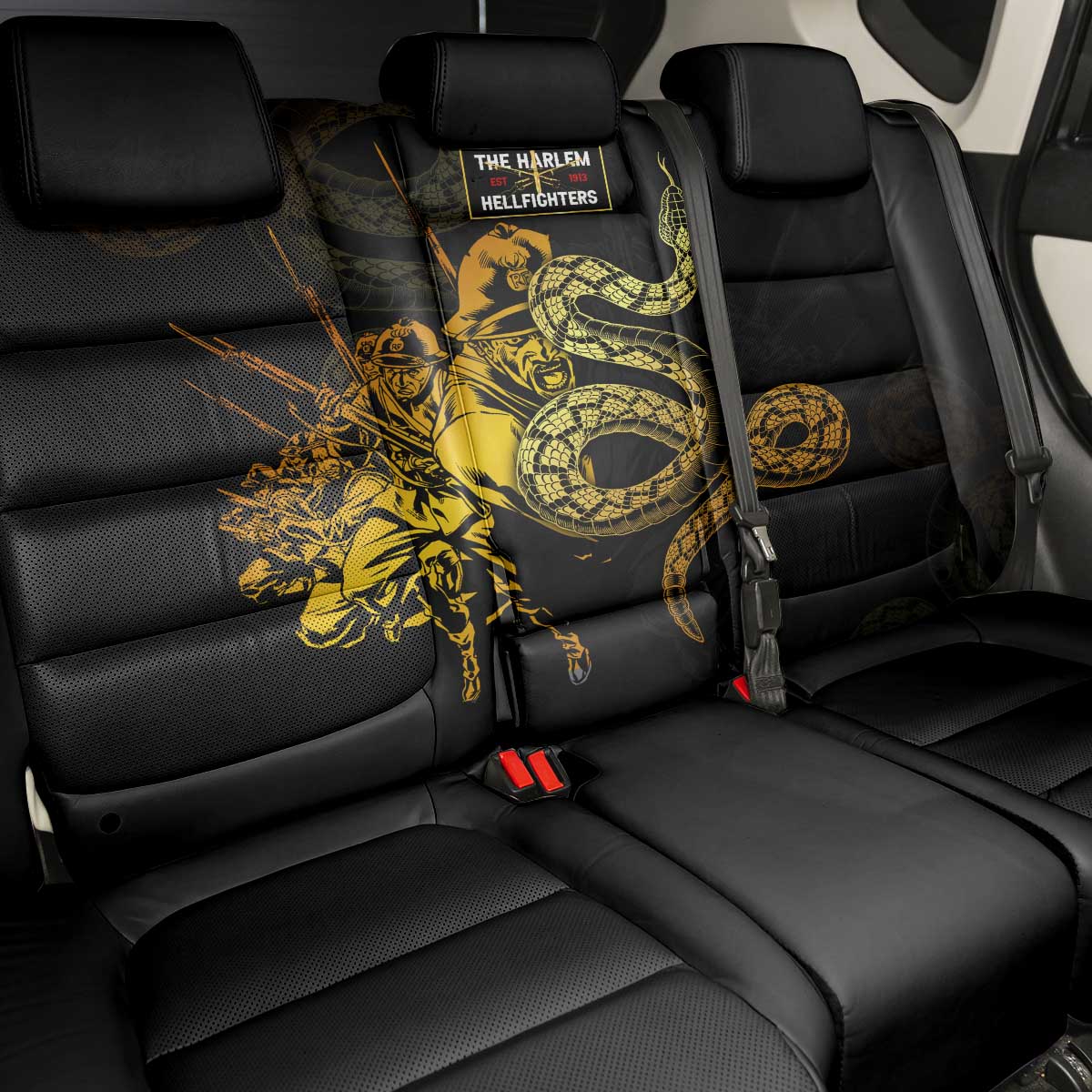 369 – A Symbol Of Valor And Dignity Back Car Seat Cover - Wonder Print Shop