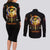 369 – A Symbol Of Valor And Dignity Couples Matching Long Sleeve Bodycon Dress and Long Sleeve Button Shirt - Wonder Print Shop