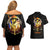 369 – A Symbol Of Valor And Dignity Couples Matching Off Shoulder Short Dress and Hawaiian Shirt - Wonder Print Shop