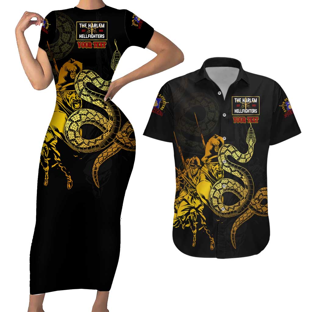369 – A Symbol Of Valor And Dignity Couples Matching Short Sleeve Bodycon Dress and Hawaiian Shirt - Wonder Print Shop