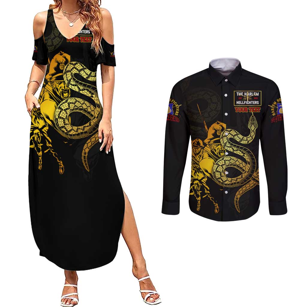 369 – A Symbol Of Valor And Dignity Couples Matching Summer Maxi Dress and Long Sleeve Button Shirt - Wonder Print Shop