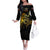369 – A Symbol Of Valor And Dignity Family Matching Off The Shoulder Long Sleeve Dress and Hawaiian Shirt - Wonder Print Shop