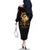 369 – A Symbol Of Valor And Dignity Family Matching Off The Shoulder Long Sleeve Dress and Hawaiian Shirt - Wonder Print Shop