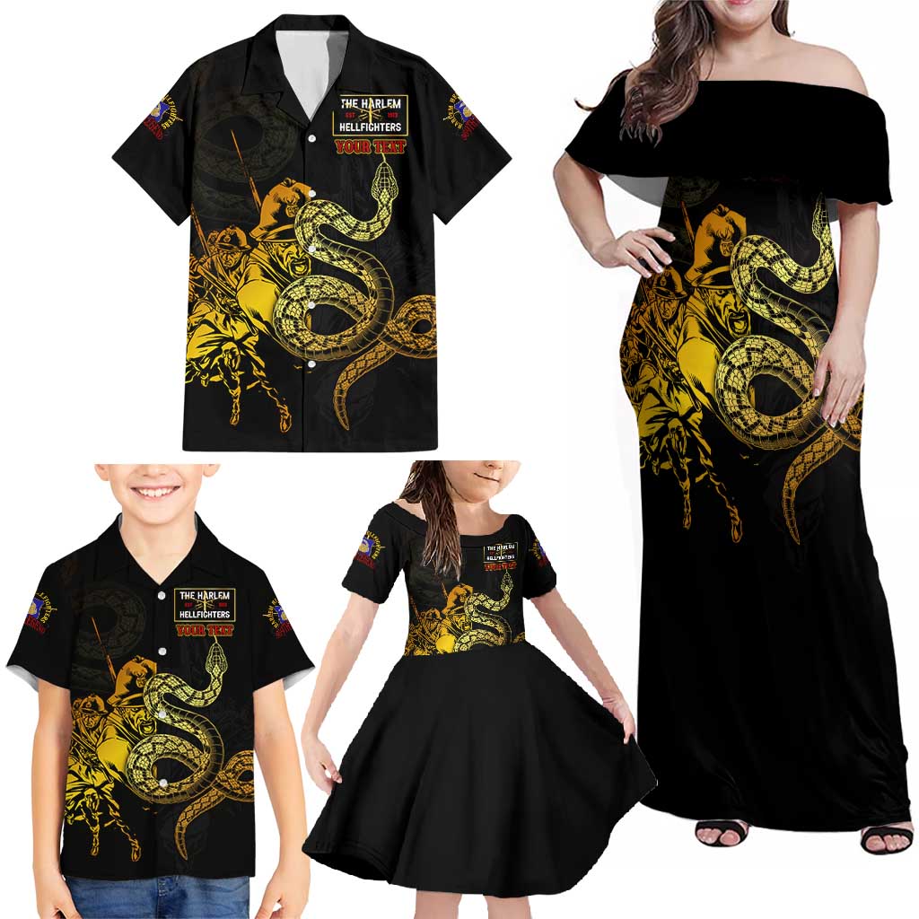 369 – A Symbol Of Valor And Dignity Family Matching Off Shoulder Maxi Dress and Hawaiian Shirt - Wonder Print Shop