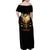 369 – A Symbol Of Valor And Dignity Family Matching Off Shoulder Maxi Dress and Hawaiian Shirt - Wonder Print Shop