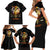 369 – A Symbol Of Valor And Dignity Family Matching Short Sleeve Bodycon Dress and Hawaiian Shirt - Wonder Print Shop