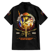 369 – A Symbol Of Valor And Dignity Family Matching Short Sleeve Bodycon Dress and Hawaiian Shirt - Wonder Print Shop
