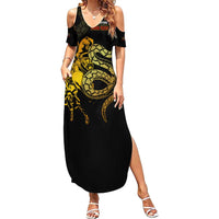 369 – A Symbol Of Valor And Dignity Family Matching Summer Maxi Dress and Hawaiian Shirt - Wonder Print Shop