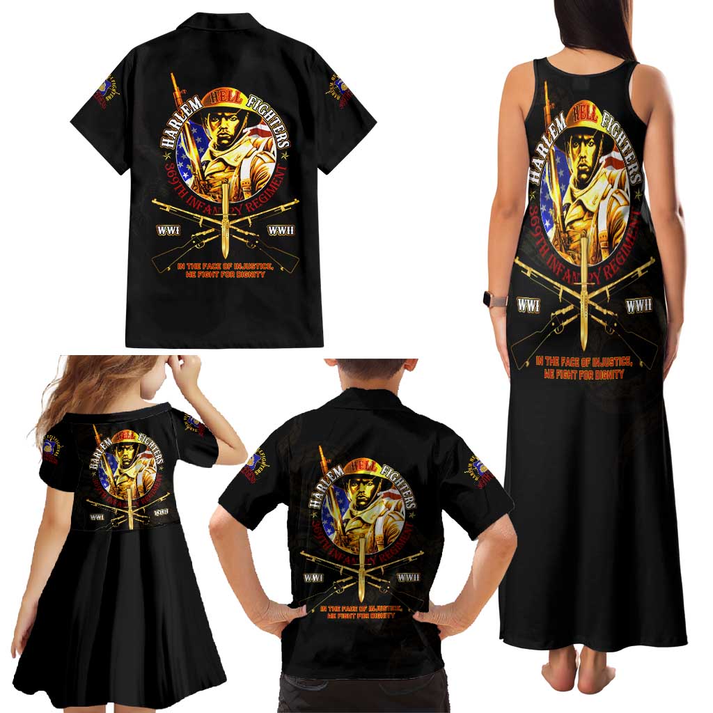 369 – A Symbol Of Valor And Dignity Family Matching Tank Maxi Dress and Hawaiian Shirt - Wonder Print Shop
