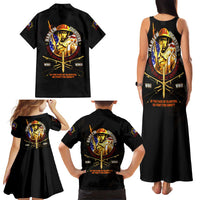 369 – A Symbol Of Valor And Dignity Family Matching Tank Maxi Dress and Hawaiian Shirt - Wonder Print Shop