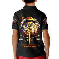 369 – A Symbol Of Valor And Dignity Kid Polo Shirt - Wonder Print Shop