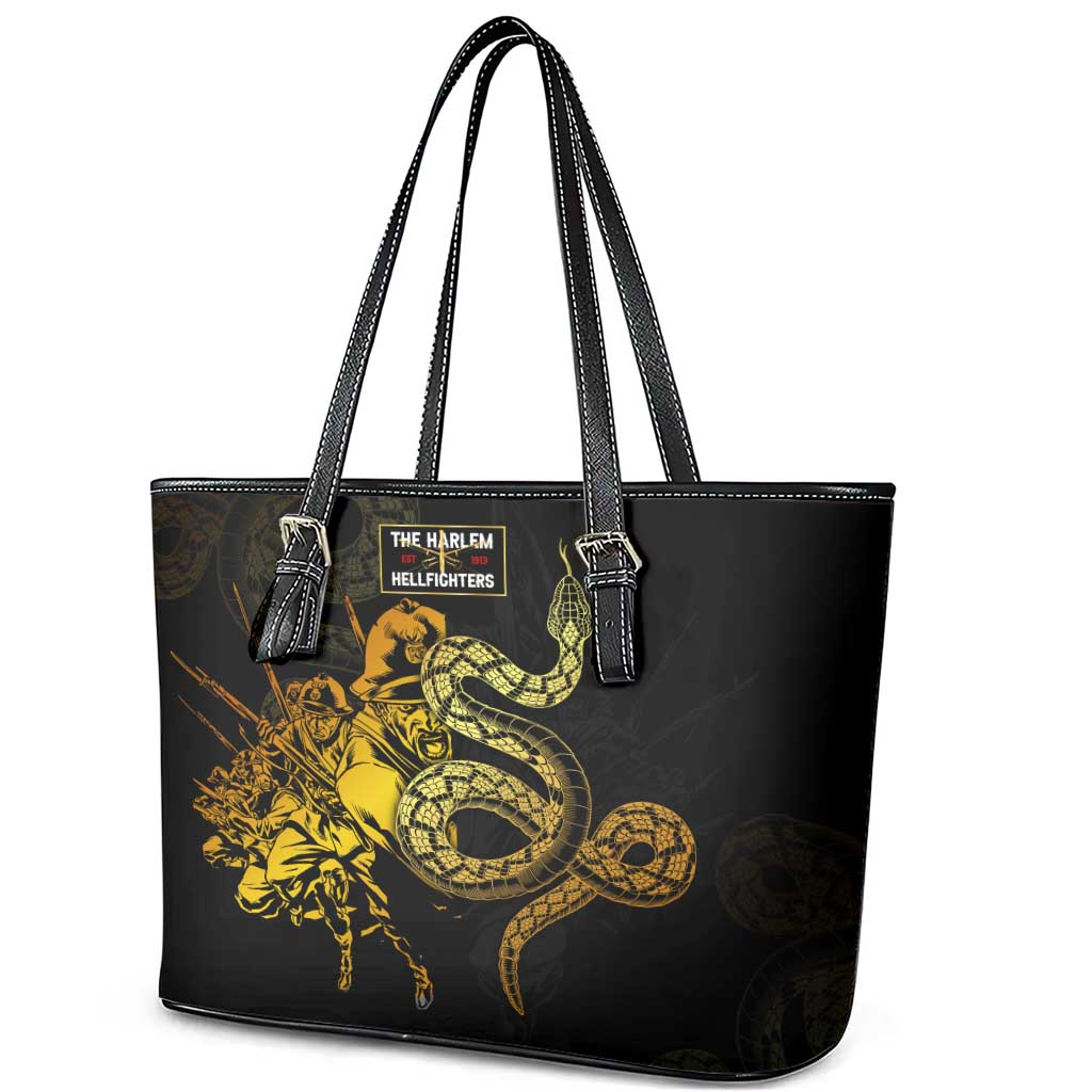 369 – A Symbol Of Valor And Dignity Leather Tote Bag - Wonder Print Shop