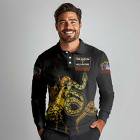 369 – A Symbol Of Valor And Dignity Long Sleeve Polo Shirt - Wonder Print Shop