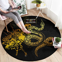 369 – A Symbol Of Valor And Dignity Round Carpet - Wonder Print Shop