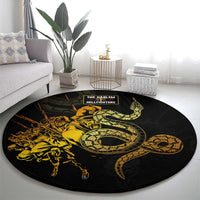369 – A Symbol Of Valor And Dignity Round Carpet - Wonder Print Shop