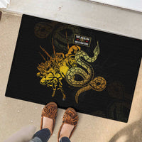369 – A Symbol Of Valor And Dignity Rubber Doormat - Wonder Print Shop