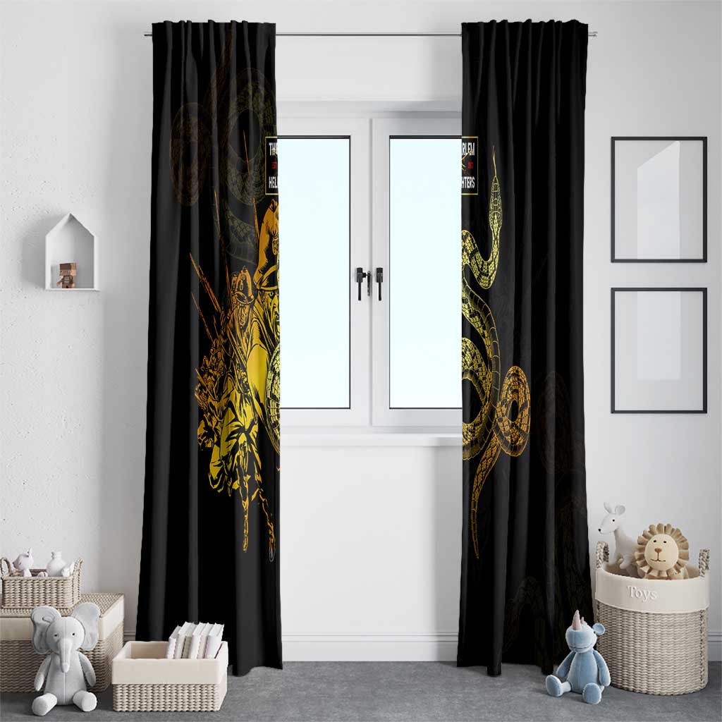 369 – A Symbol Of Valor And Dignity Window Curtain - Wonder Print Shop