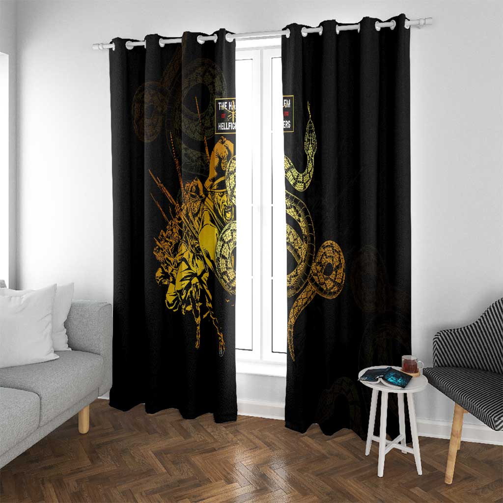 369 – A Symbol Of Valor And Dignity Window Curtain - Wonder Print Shop