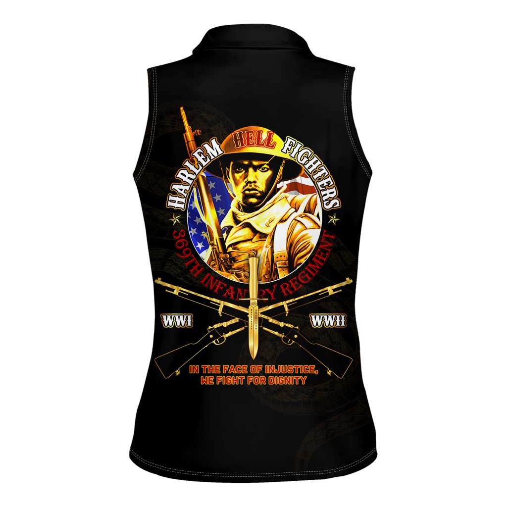 369 – A Symbol Of Valor And Dignity Women Sleeveless Polo Shirt - Wonder Print Shop