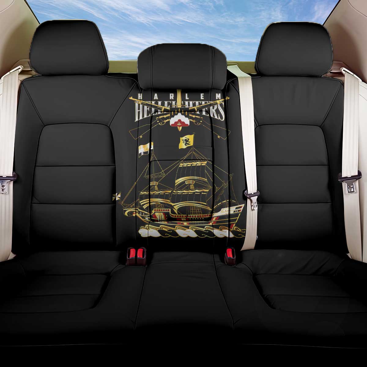 Harlem Hellfighters—First To Fight, First To Lead Back Car Seat Cover - Wonder Print Shop
