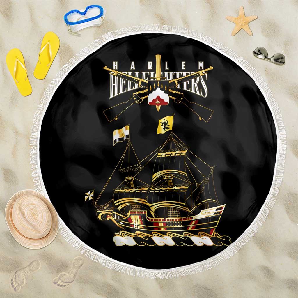 Harlem Hellfighters—First To Fight, First To Lead Beach Blanket - Wonder Print Shop