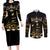 Harlem Hellfighters—First To Fight, First To Lead Couples Matching Long Sleeve Bodycon Dress and Long Sleeve Button Shirt - Wonder Print Shop