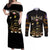 Harlem Hellfighters—First To Fight, First To Lead Couples Matching Off Shoulder Maxi Dress and Long Sleeve Button Shirt - Wonder Print Shop