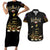 Harlem Hellfighters—First To Fight, First To Lead Couples Matching Short Sleeve Bodycon Dress and Hawaiian Shirt - Wonder Print Shop