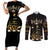 Harlem Hellfighters—First To Fight, First To Lead Couples Matching Short Sleeve Bodycon Dress and Long Sleeve Button Shirt - Wonder Print Shop