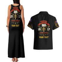 Harlem Hellfighters—First To Fight, First To Lead Couples Matching Tank Maxi Dress and Hawaiian Shirt - Wonder Print Shop