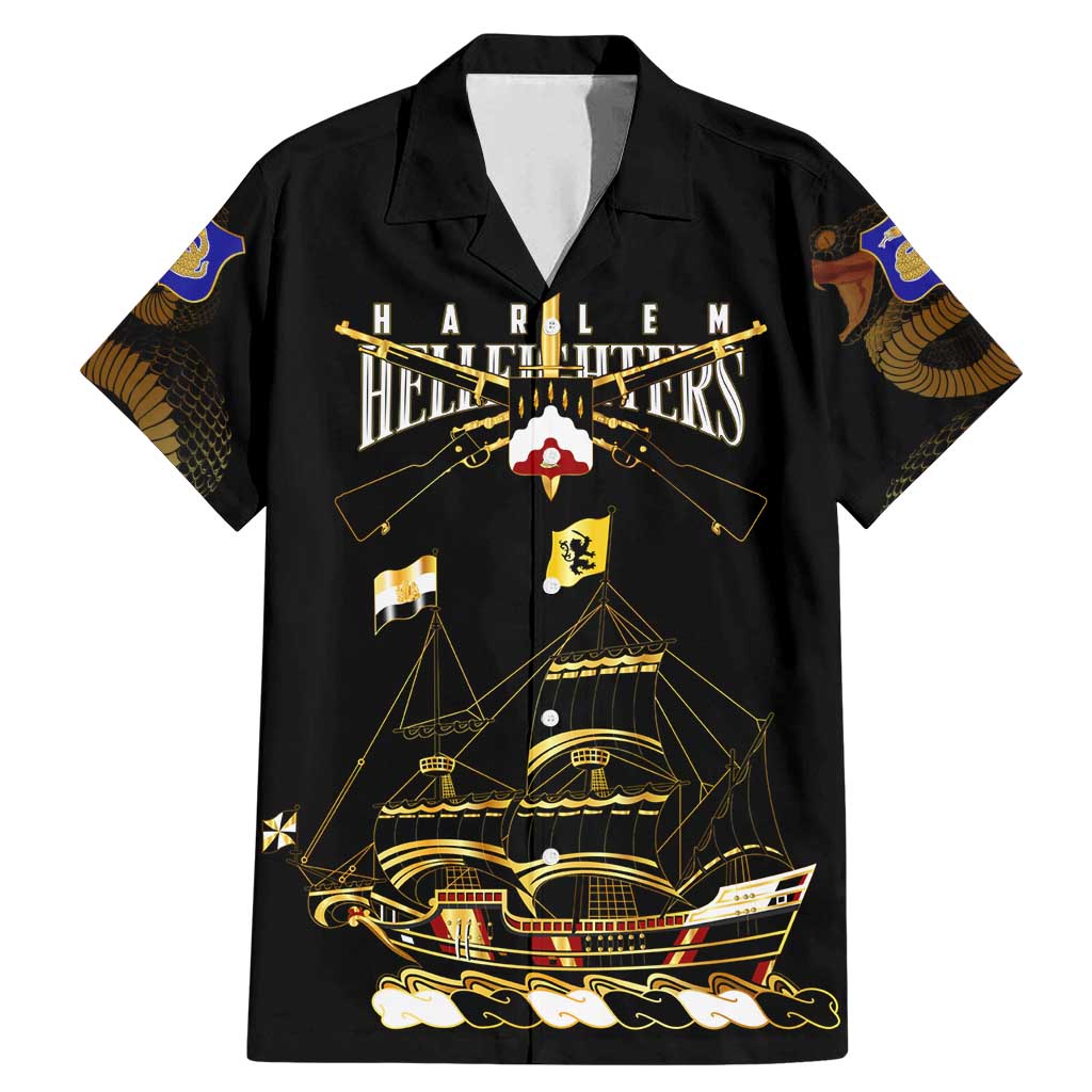 Harlem Hellfighters—First To Fight, First To Lead Family Matching Mermaid Dress and Hawaiian Shirt - Wonder Print Shop