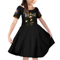 Harlem Hellfighters—First To Fight, First To Lead Family Matching Off Shoulder Short Dress and Hawaiian Shirt - Wonder Print Shop