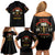Harlem Hellfighters—First To Fight, First To Lead Family Matching Off Shoulder Short Dress and Hawaiian Shirt - Wonder Print Shop