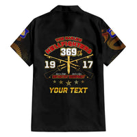 Harlem Hellfighters—First To Fight, First To Lead Family Matching Off Shoulder Short Dress and Hawaiian Shirt - Wonder Print Shop