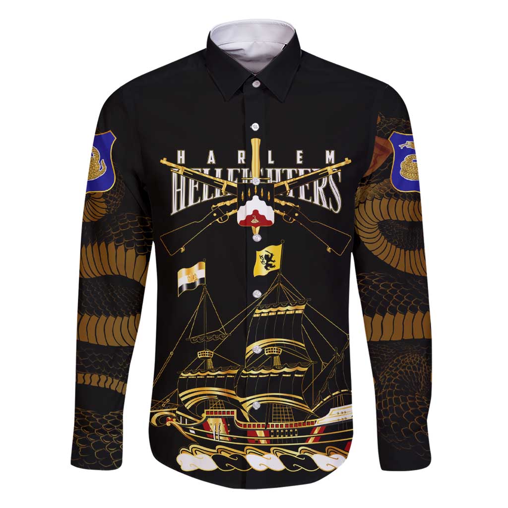 Harlem Hellfighters—First To Fight, First To Lead Family Matching Short Sleeve Bodycon Dress and Hawaiian Shirt - Wonder Print Shop