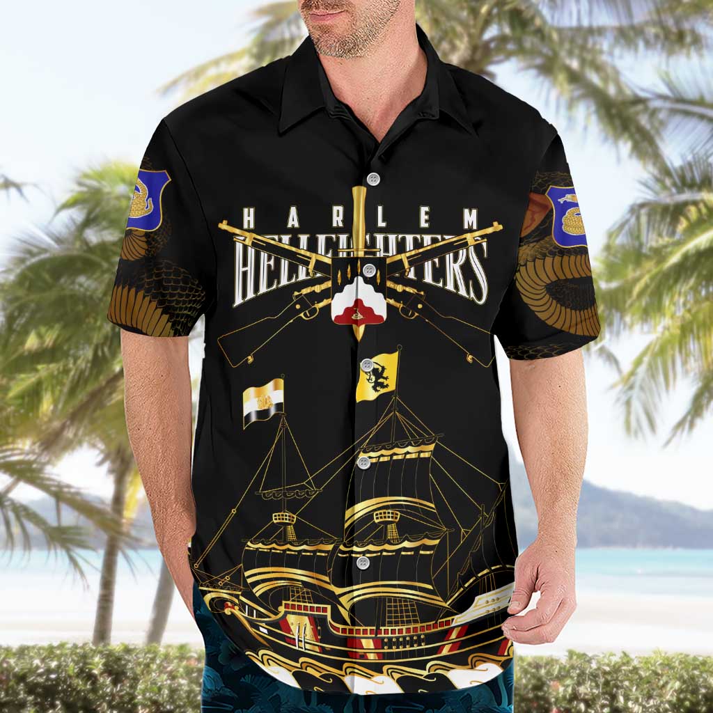 Harlem Hellfighters—First To Fight, First To Lead Hawaiian Shirt - Wonder Print Shop