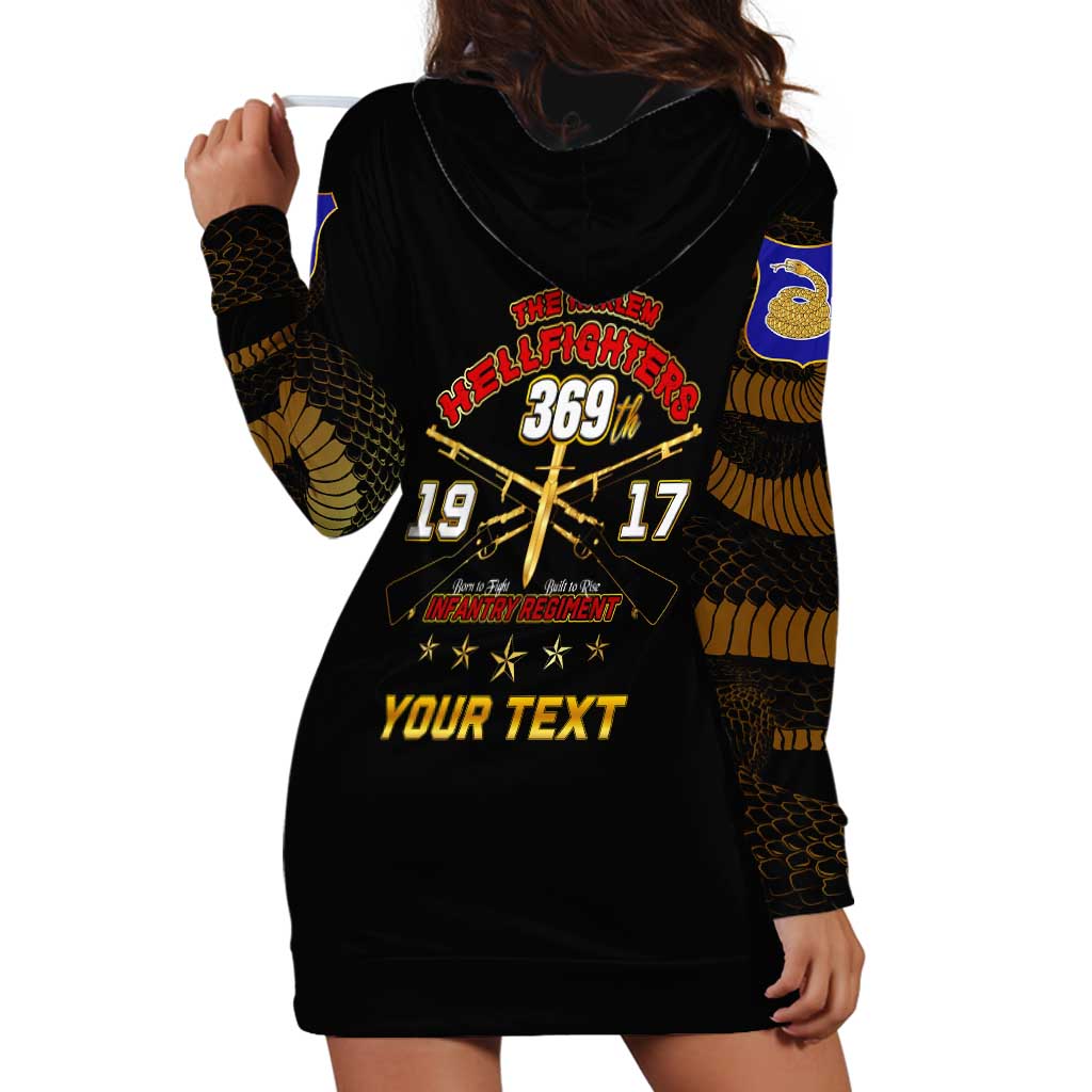 Harlem Hellfighters—First To Fight, First To Lead Hoodie Dress - Wonder Print Shop