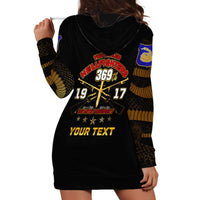 Harlem Hellfighters—First To Fight, First To Lead Hoodie Dress - Wonder Print Shop