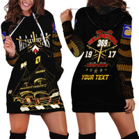 Harlem Hellfighters—First To Fight, First To Lead Hoodie Dress - Wonder Print Shop