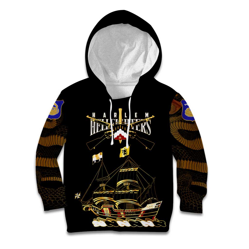 Harlem Hellfighters—First To Fight, First To Lead Kid Hoodie - Wonder Print Shop
