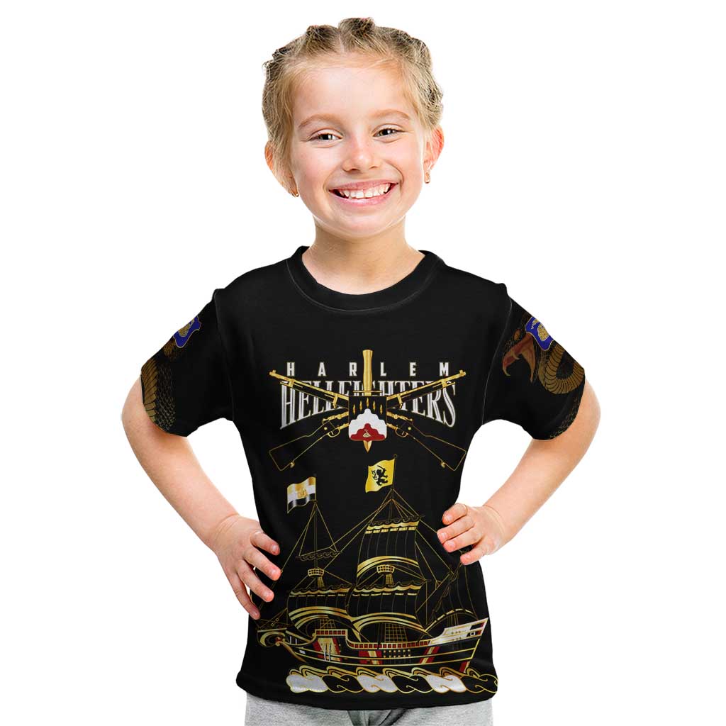 Harlem Hellfighters—First To Fight, First To Lead Kid T Shirt - Wonder Print Shop