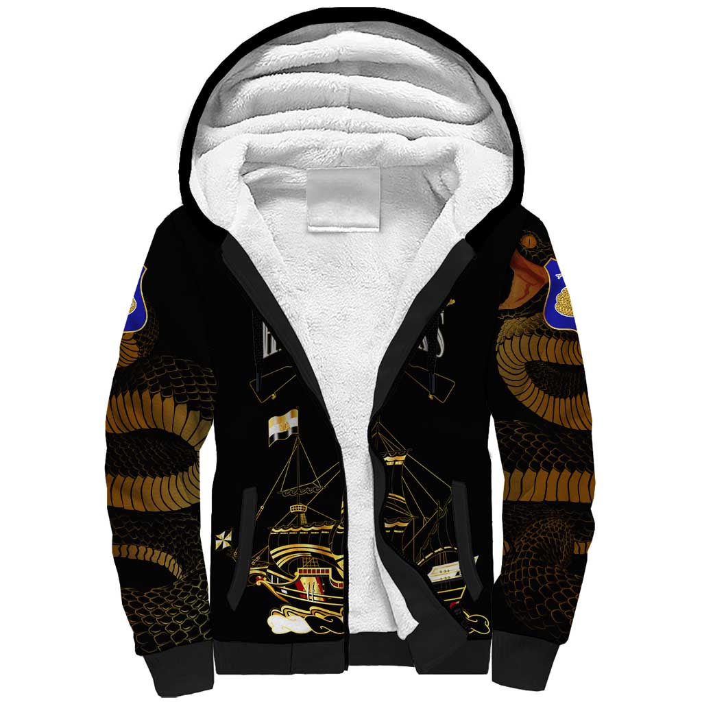 Harlem Hellfighters—First To Fight, First To Lead Sherpa Hoodie - Wonder Print Shop