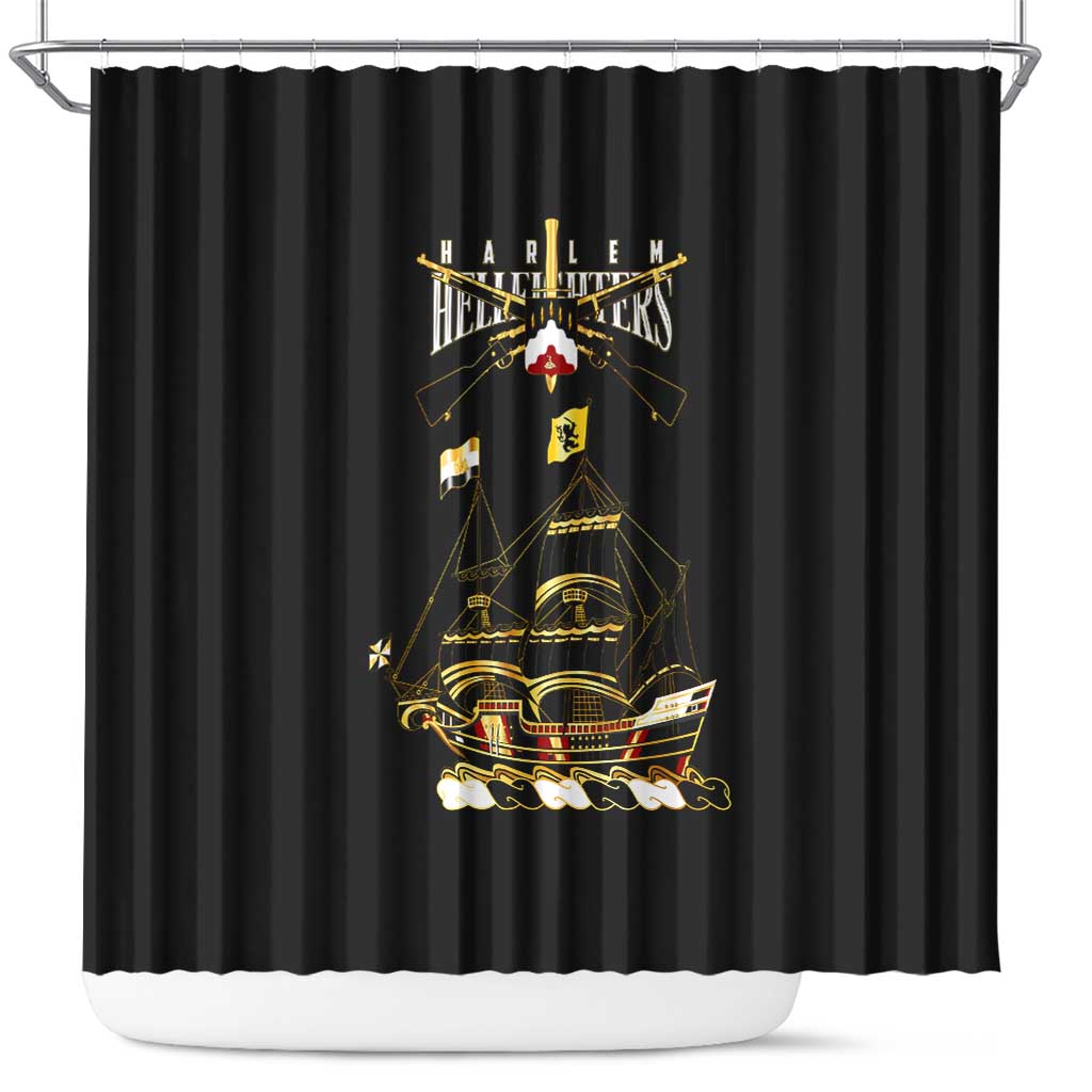 Harlem Hellfighters—First To Fight, First To Lead Shower Curtain - Wonder Print Shop