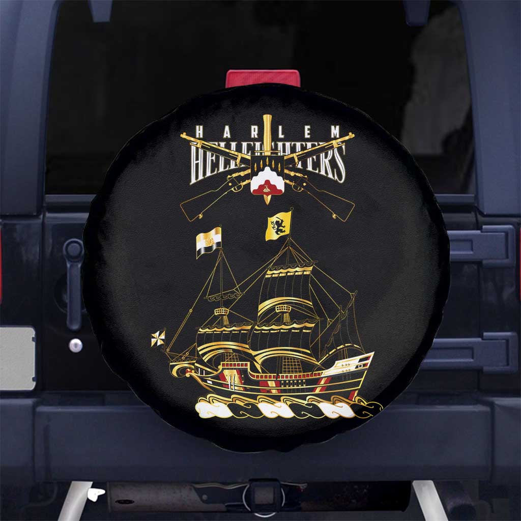 Harlem Hellfighters—First To Fight, First To Lead Spare Tire Cover - Wonder Print Shop