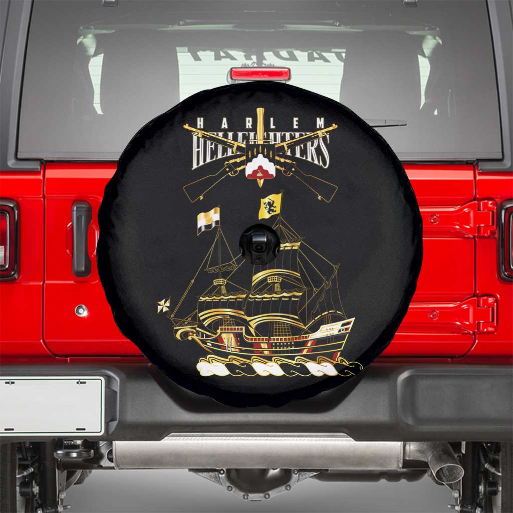 Harlem Hellfighters—First To Fight, First To Lead Spare Tire Cover - Wonder Print Shop