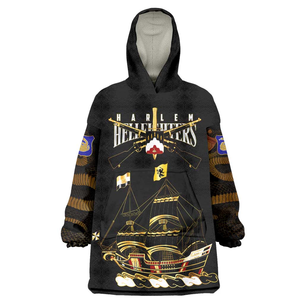 Harlem Hellfighters—First To Fight, First To Lead Wearable Blanket Hoodie - Wonder Print Shop