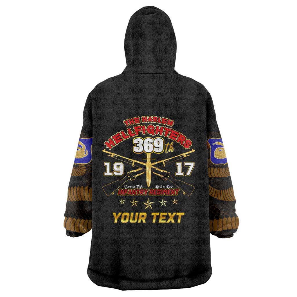 Harlem Hellfighters—First To Fight, First To Lead Wearable Blanket Hoodie - Wonder Print Shop