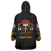 Harlem Hellfighters—First To Fight, First To Lead Wearable Blanket Hoodie - Wonder Print Shop